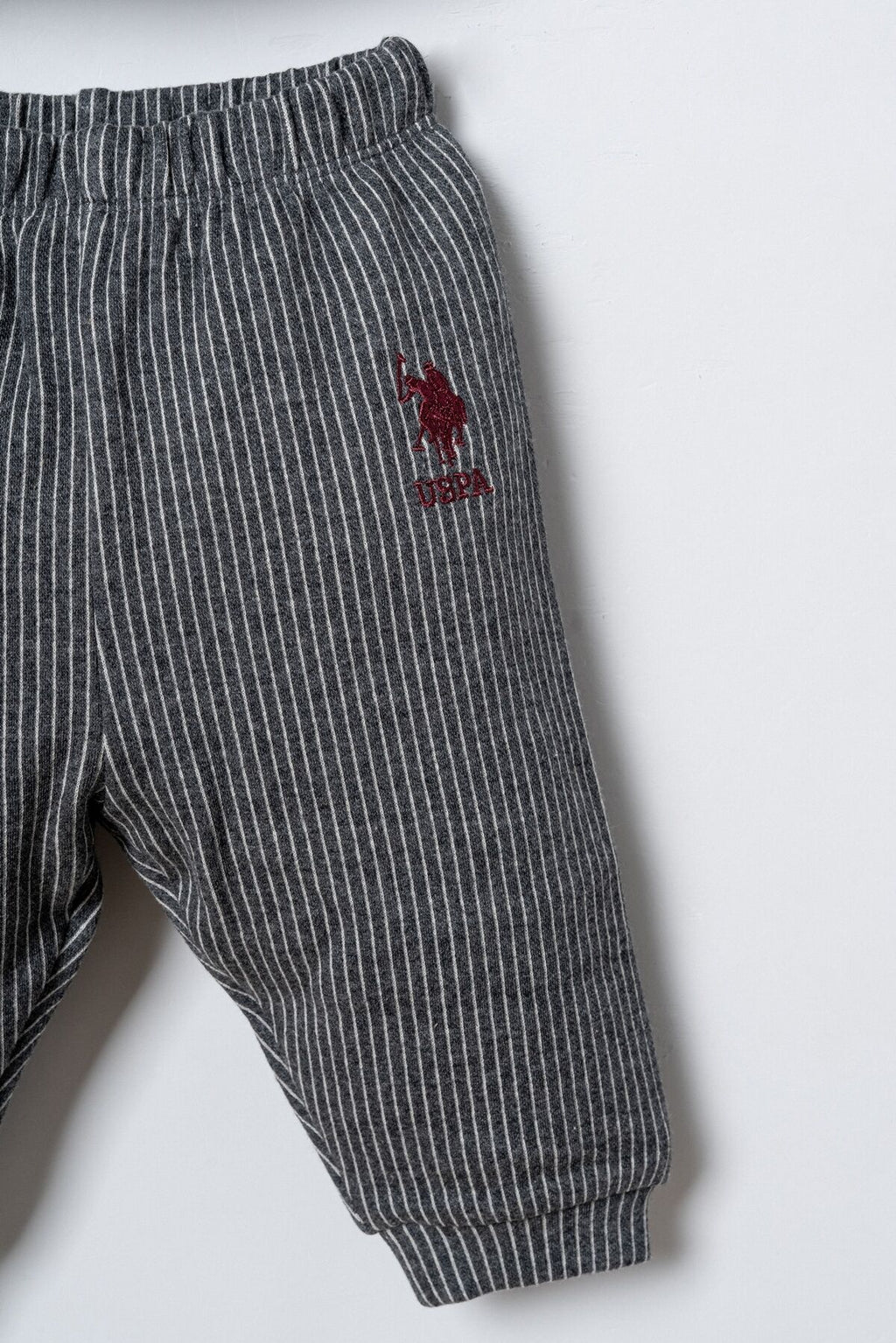 U.S. Polo Assn. Erkek Bebek Baskılı Mor Uzun Kol Pijama Takım USB3153-C-V1