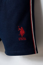 U.S. Polo Assn. Erkek Bebek Bisiklet Yaka Nakışlı Yazlık Regular Fit Beyaz Bebek Takımı USB2873-C-V2