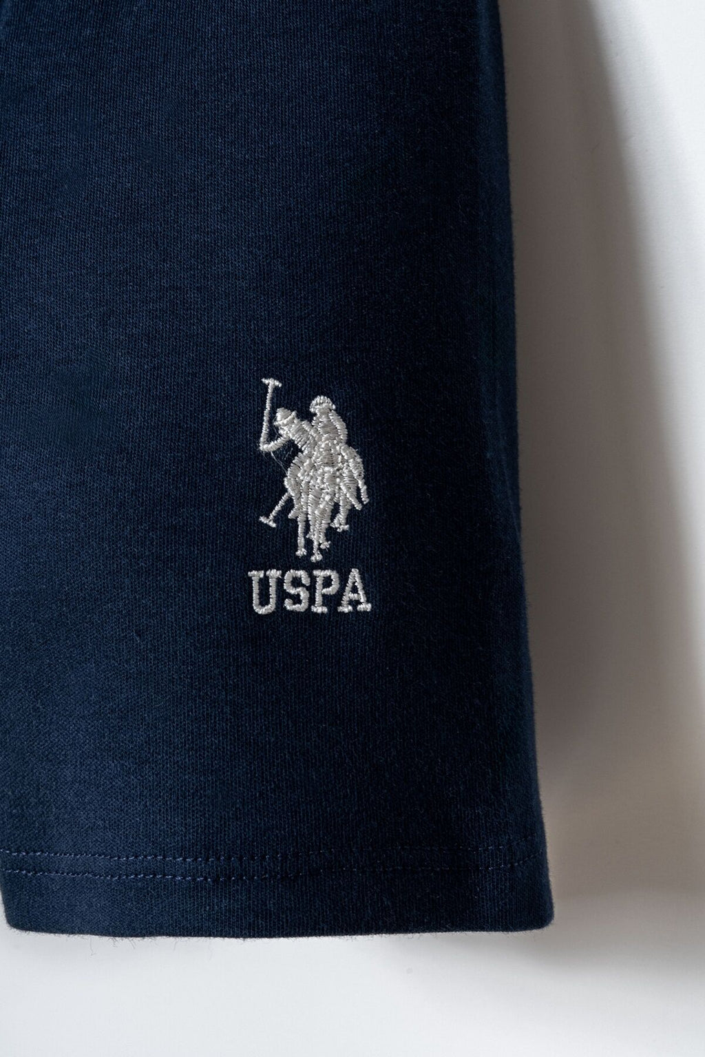 U.S. Polo Assn. Erkek Bebek Bisiklet Yaka Nakışlı Yazlık Regular Fit Beyaz Bebek Takımı USB2874-C-V1