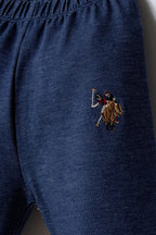 U.S. Polo Assn. Erkek Bebek Bisiklet Yaka Nakışlı Yazlık Regular Fit Beyaz Bebek Takımı USB2889-C-V1