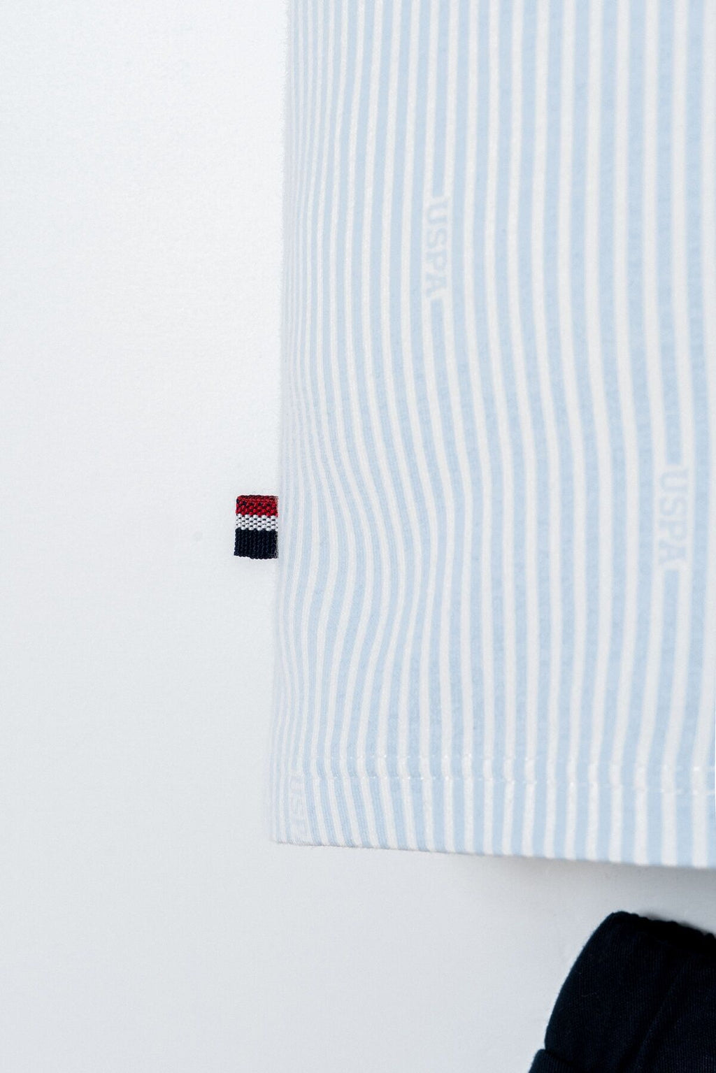 U.S. Polo Assn. Erkek Bebek Hakim Yaka Nakışlı Yazlık Regular Fit Mavi Bebek Takımı USB2898-C-V1