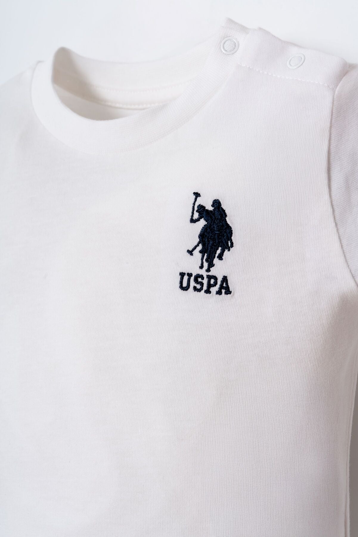 U.S. Polo Assn Erkek Bebek Beyaz 2 Li Takım Ürün ikincil görseli