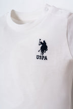 U.S. Polo Assn Erkek Bebek Beyaz 2 Li Takım