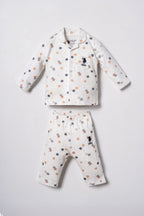 U.S. Polo Assn. Erkek Bebek Beyaz Gömlek Pijama Takımı USB3107-C-V1
