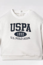 U.S. Polo Assn. Erkek Bebek Beyaz Uzun Kol Pijama Takım USB3190-C-V1