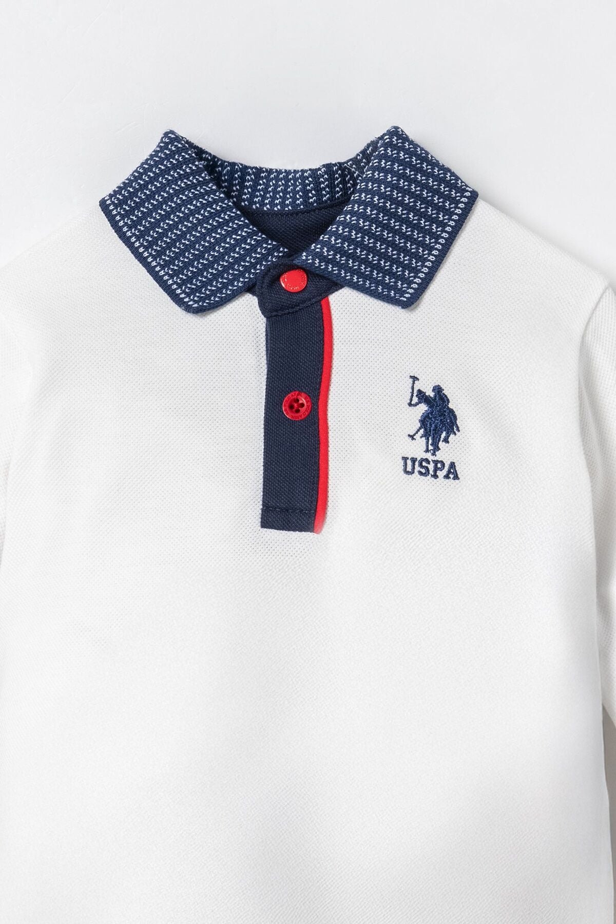 U.S. Polo Assn. Erkek Bebek Beyaz Uzun Kol Pijama Takım USB3195-C-V3 Ürün ikincil görseli