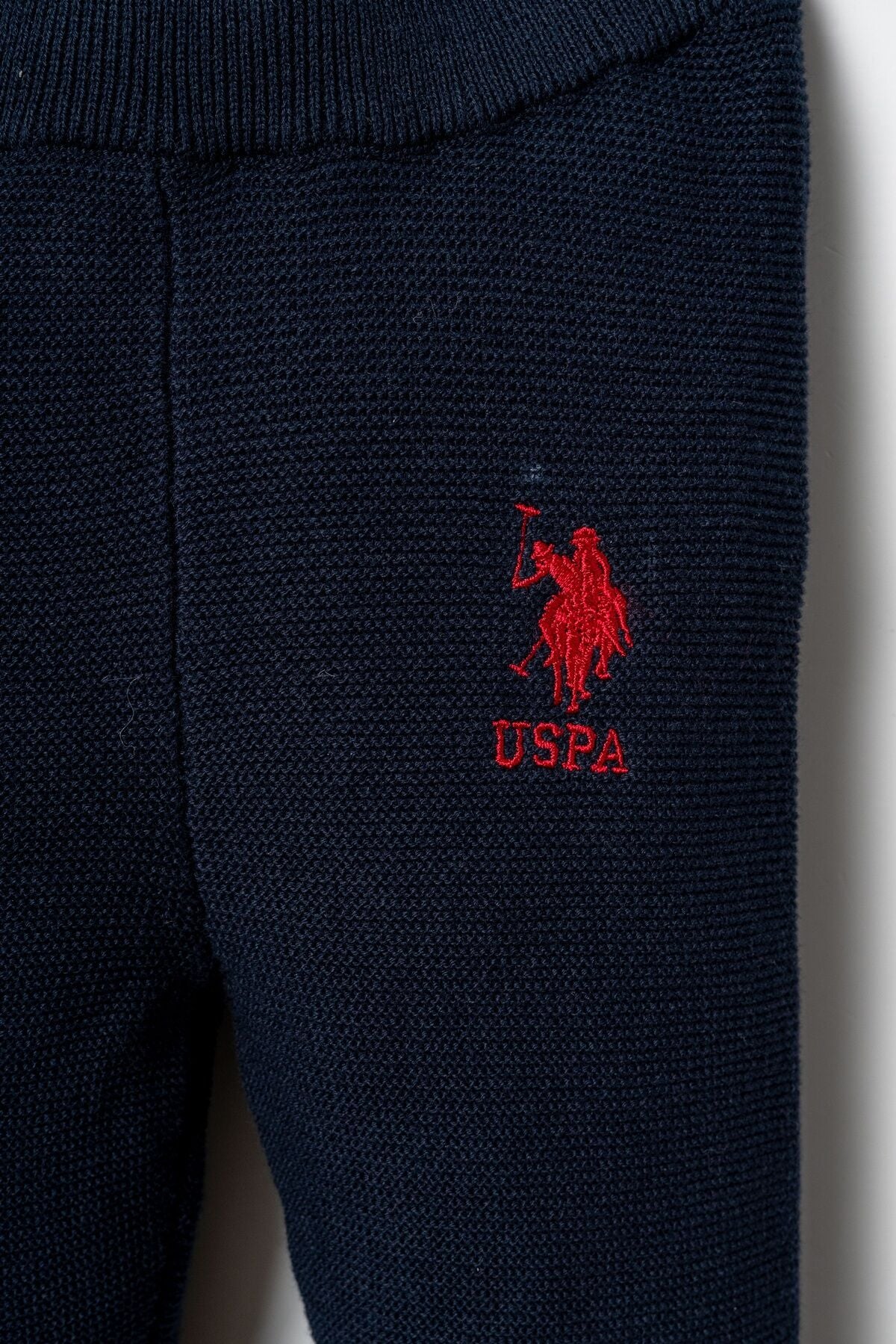 U.S. Polo Assn. Erkek Bebek Düğme Detaylı Lacivert Uzun Kol Pijama Takım USB3129-C-V1