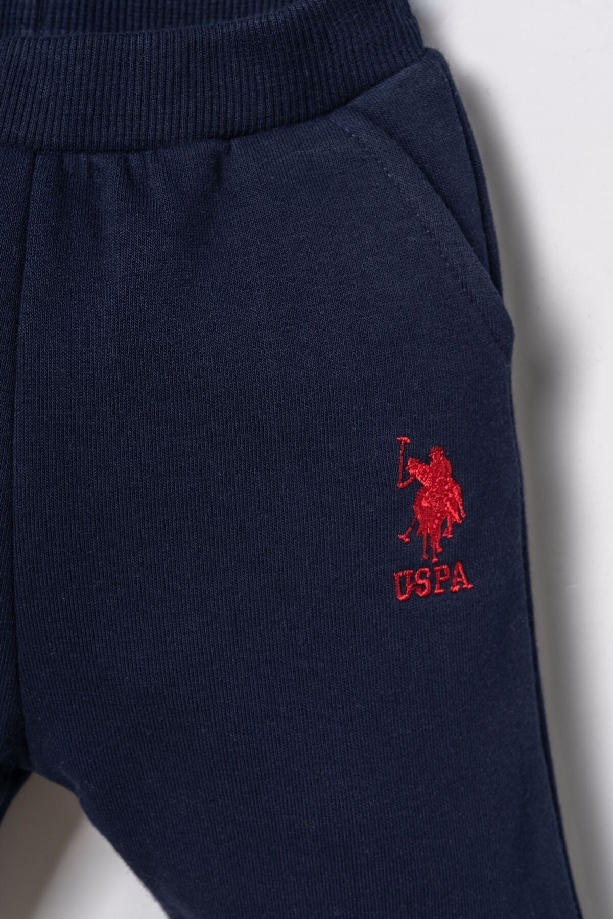 U.S. Polo Assn. Erkek Bebek Düğmeli Yaka Lacivert Uzun Kol Pijama Takım USB3169-C-V1
