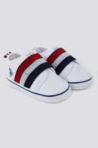 U.S. Polo Assn. Erkek Bebek Pigment Baskılı Yazlık Regular Fit Krem Ayakkabı USB1301-B-V2