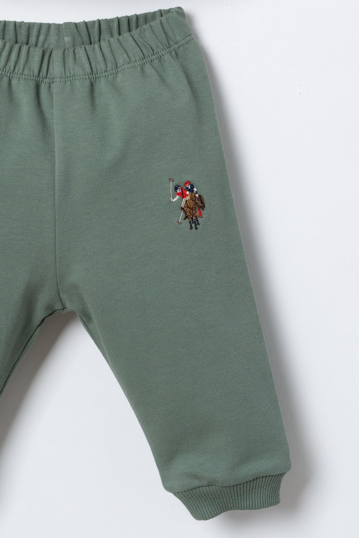 U.S. Polo Assn. Erkek Bebek Kapüşonlu Beyaz Uzun Kol Pijama Takım USB3178-C-V2