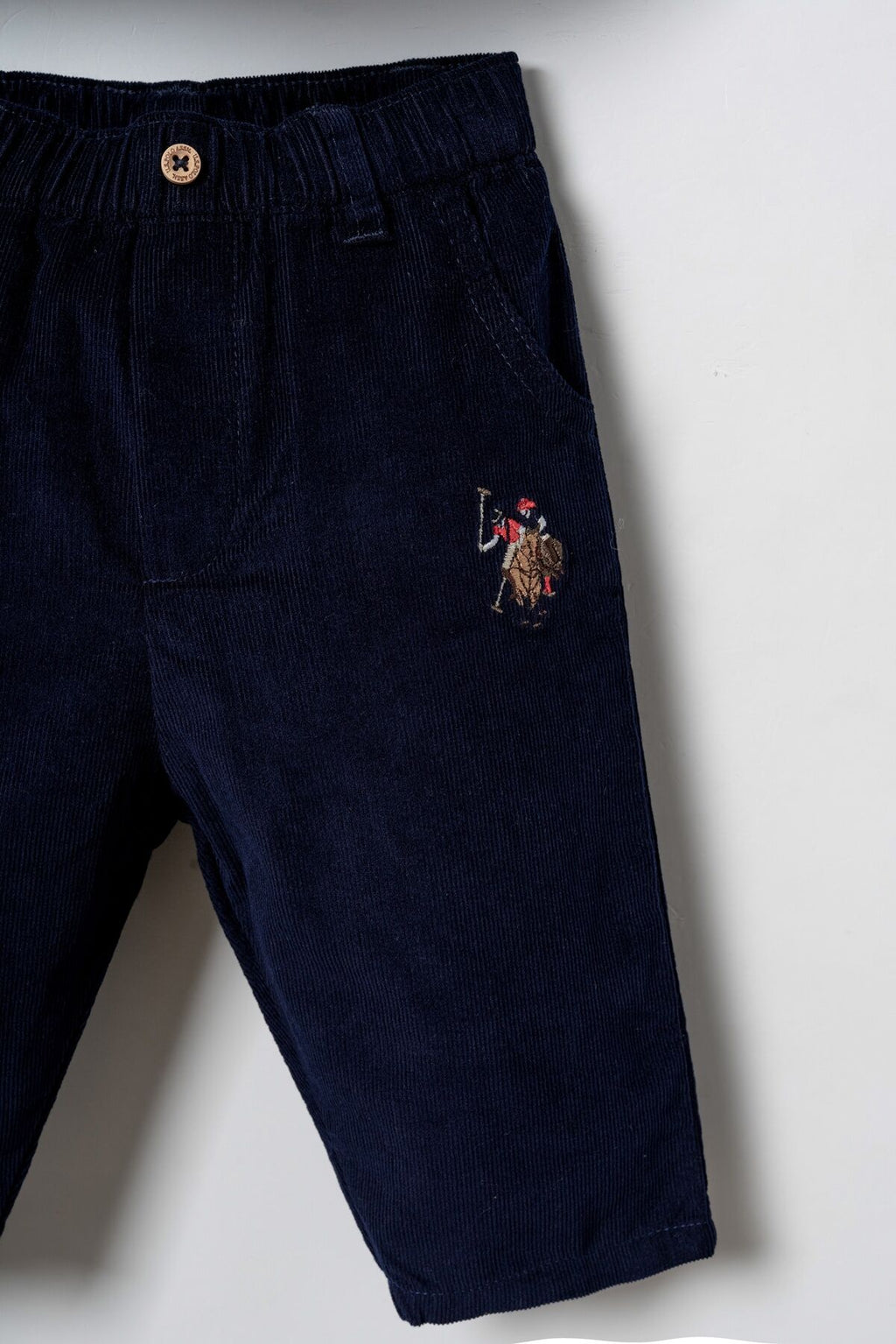 U.S. Polo Assn. Erkek Bebek Kareli Mavi Gömlek Pijama Takım USB3141-C-V1