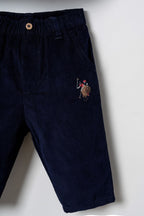 U.S. Polo Assn. Erkek Bebek Kareli Mavi Gömlek Pijama Takım USB3141-C-V1