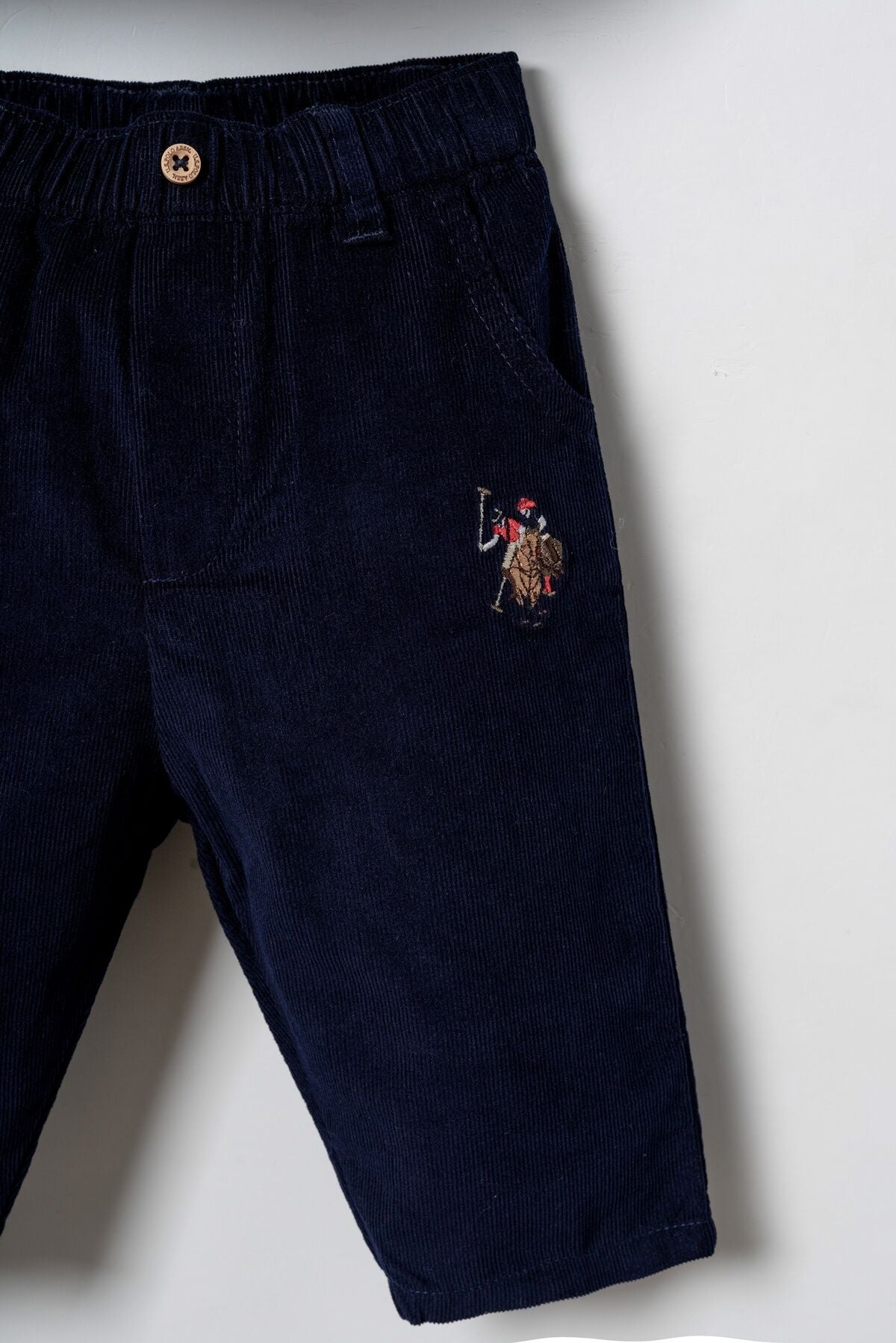 U.S. Polo Assn. Erkek Bebek Kareli Mavi Gömlek Pijama Takım USB3141-C-V1