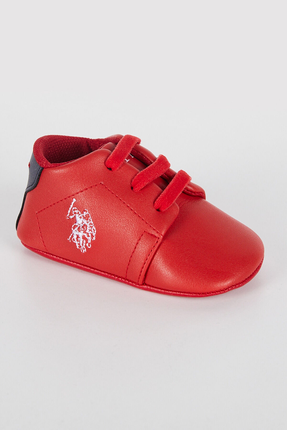 U.S. Polo Assn. Erkek Bebek Pamuklu Pigment Baskılı Yazlık Regular Fit Kırmızı Ayakkabı USB1308-B-V4 Ürün ana görseli