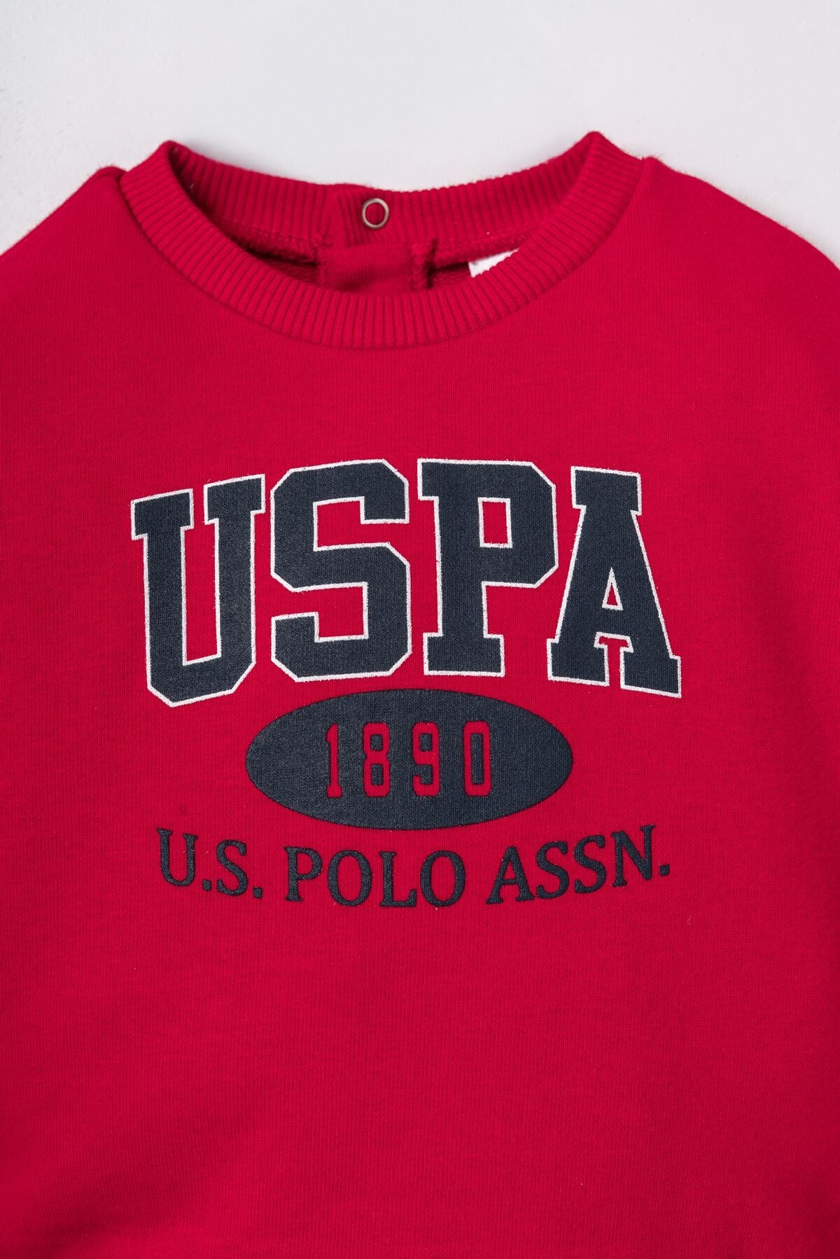 U.S. Polo Assn. Erkek Bebek Kırmızı Uzun Kol Pijama Takım USB3190-C-V2 Ürün ikincil görseli