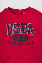 U.S. Polo Assn. Erkek Bebek Kırmızı Uzun Kol Pijama Takım USB3190-C-V2