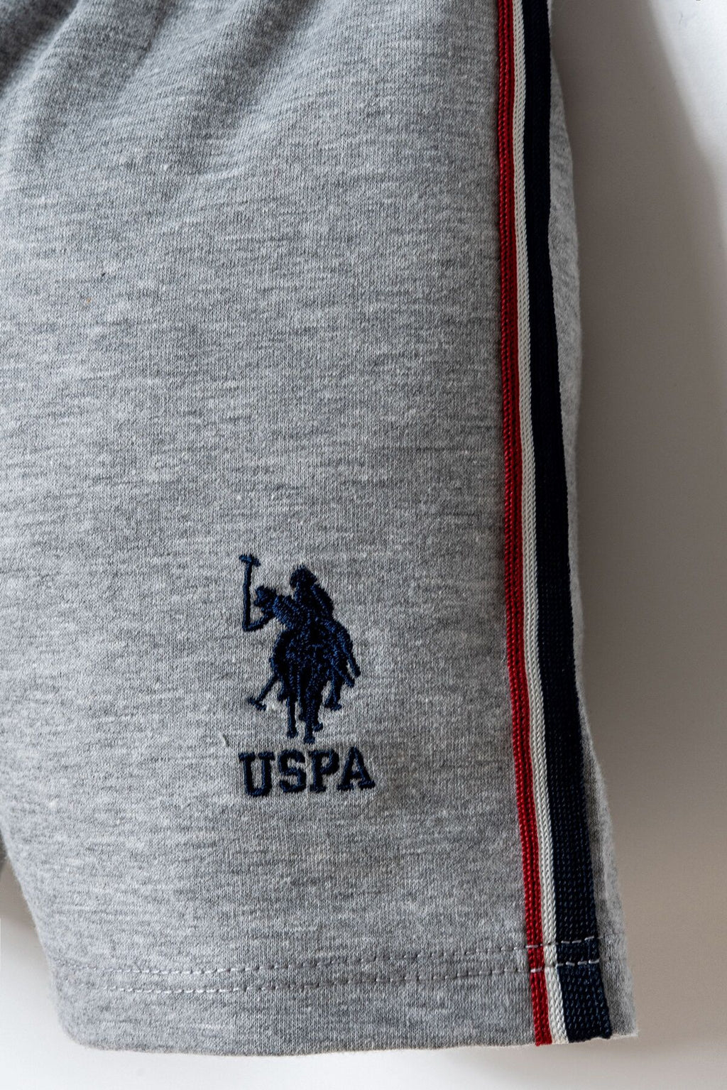 U.S. Polo Assn. Erkek Bebek Bisiklet Yaka Nakışlı Yazlık Regular Fit Lacivert Bebek Takımı USB2873-C-V1