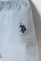 U.S. Polo Assn. Erkek Bebek Bisiklet Yaka Nakışlı Yazlık Regular Fit Lacivert Bebek Takımı USB2897-C-V1