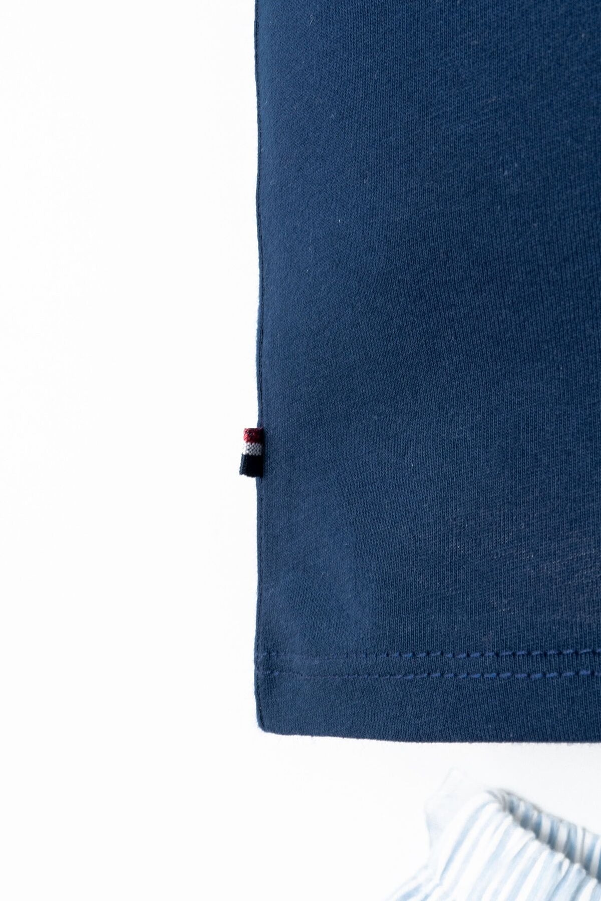 U.S. Polo Assn. Erkek Bebek Bisiklet Yaka Nakışlı Yazlık Regular Fit Lacivert Bebek Takımı USB2897-C-V1
