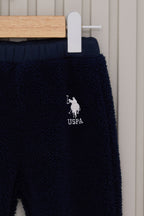 U.S. Polo Assn. Erkek Bebek Kapüşonlu Pigment Baskılı Kışlık Regular Fit Lacivert Bebek Takımı USB2153-C-V2