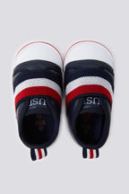 U.S. Polo Assn. Erkek Bebek Pamuklu Pigment Baskılı Yazlık Regular Fit Lacivert Ayakkabı USB1301-B-V1