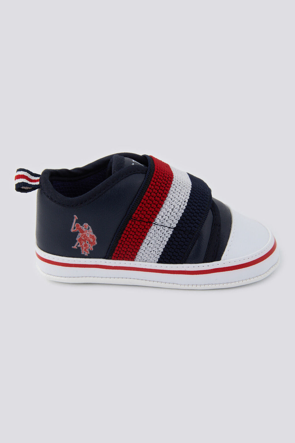 U.S. Polo Assn. Erkek Bebek Pamuklu Pigment Baskılı Yazlık Regular Fit Lacivert Ayakkabı USB1301-B-V1