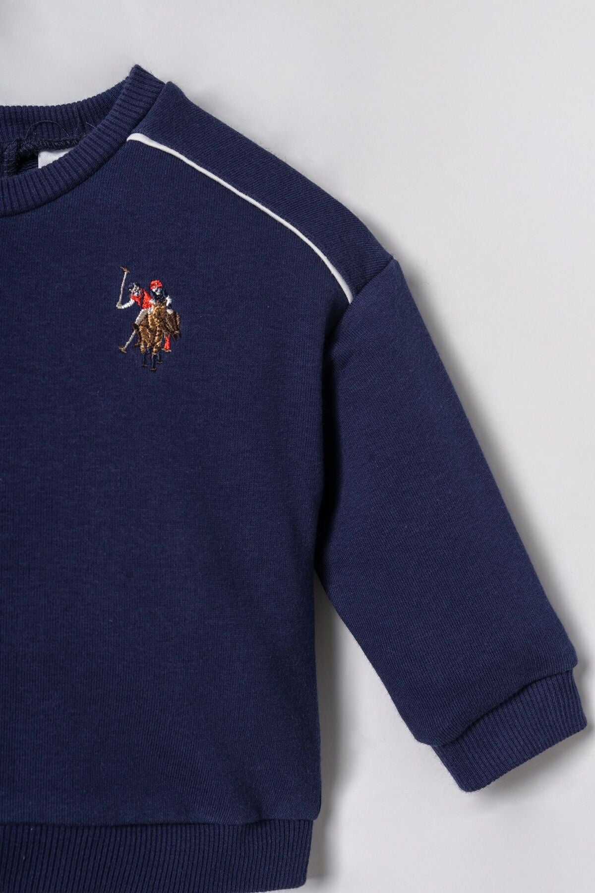 U.S. Polo Assn. Erkek Bebek Lacivert Uzun Kol Pijama Takım USB3193-C-V1 Ürün ikincil görseli