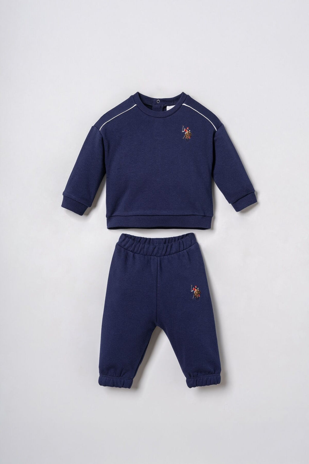 U.S. Polo Assn. Erkek Bebek Lacivert Uzun Kol Pijama Takım USB3193-C-V1
