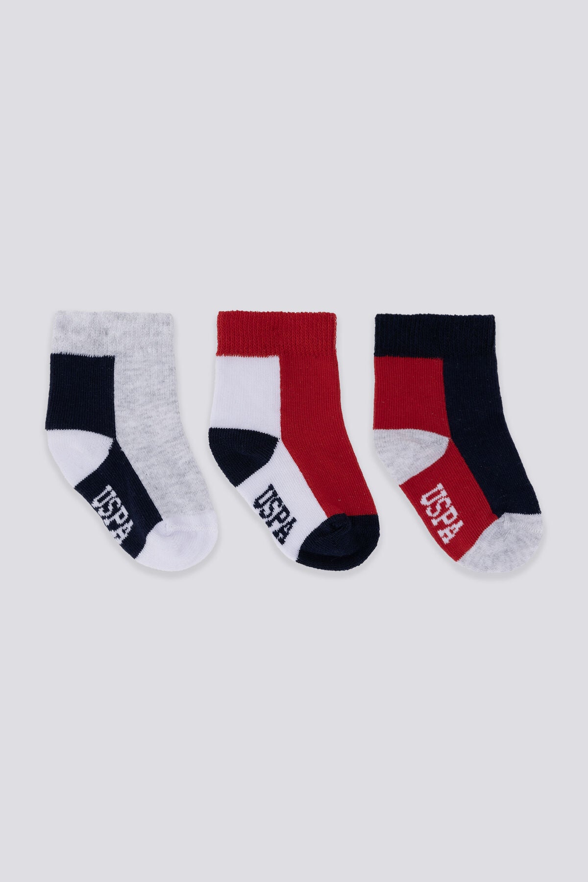 U.S. Polo Assn. Erkek Bebek Baskısız Kışlık Regular Fit Lacivert Çorap USB2202-C-V1 Ürün ana görseli