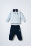 U.S. Polo Assn. Erkek Bebek Mavi Uzun Kol Pijama Takım USB3196-C-V1