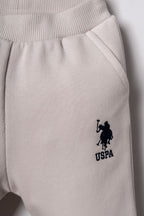 U.S. Polo Assn. Erkek Bebek Nakışlı Beyaz Uzun Kol Pijama Takım USB3169-C-V5