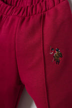 U.S. Polo Assn. Erkek Bebek Nakışlı Bordo Uzun Kol Pijama Takım USB3170-C-V1