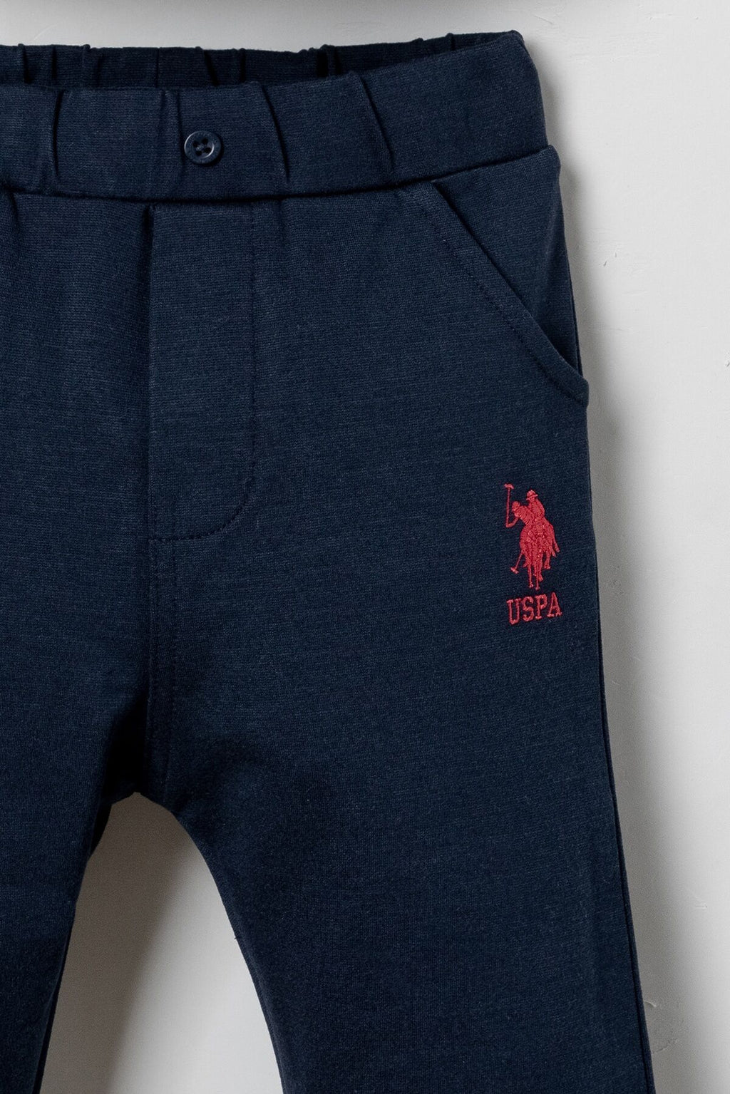 U.S. Polo Assn. Erkek Bebek Nakışlı Lacivert Uzun Kol Pijama Takım USB3130-C-V1