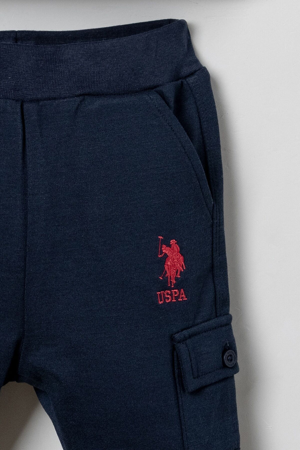 U.S. Polo Assn. Erkek Bebek Polo Yaka Çizgili Lacivert Uzun Kol Pijama Takım Takım USB3126-C-V1