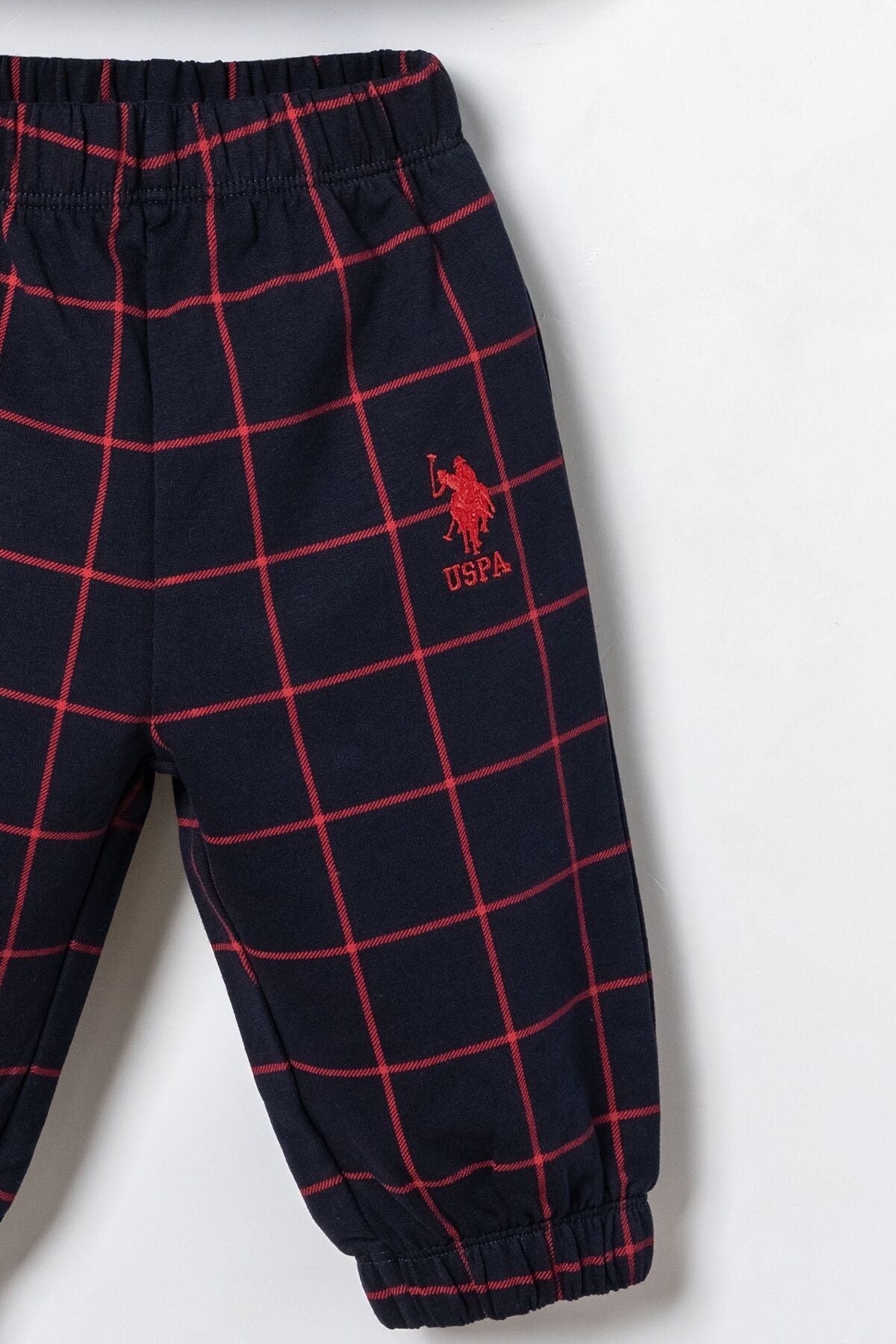 U.S. Polo Assn. Erkek Bebek Polo Yaka Lacivert Uzun Kol Pijama Takım USB3128-C-V1