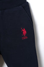 U.S. Polo Assn. Erkek Bebek Polo Yaka Lacivert Uzun Kol Pijama Takım USB3135-C-V1