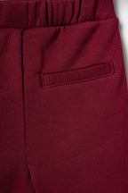 U.S. Polo Assn. Erkek Bebek Star Patches Bordo Uzun Kol Pijama Takım USB3138-C-V2