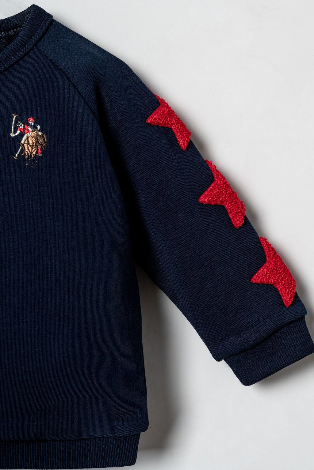 U.S. Polo Assn. Erkek Bebek Star Patches Lacivert Uzun Kol Pijama Takım USB3138-C-V1
