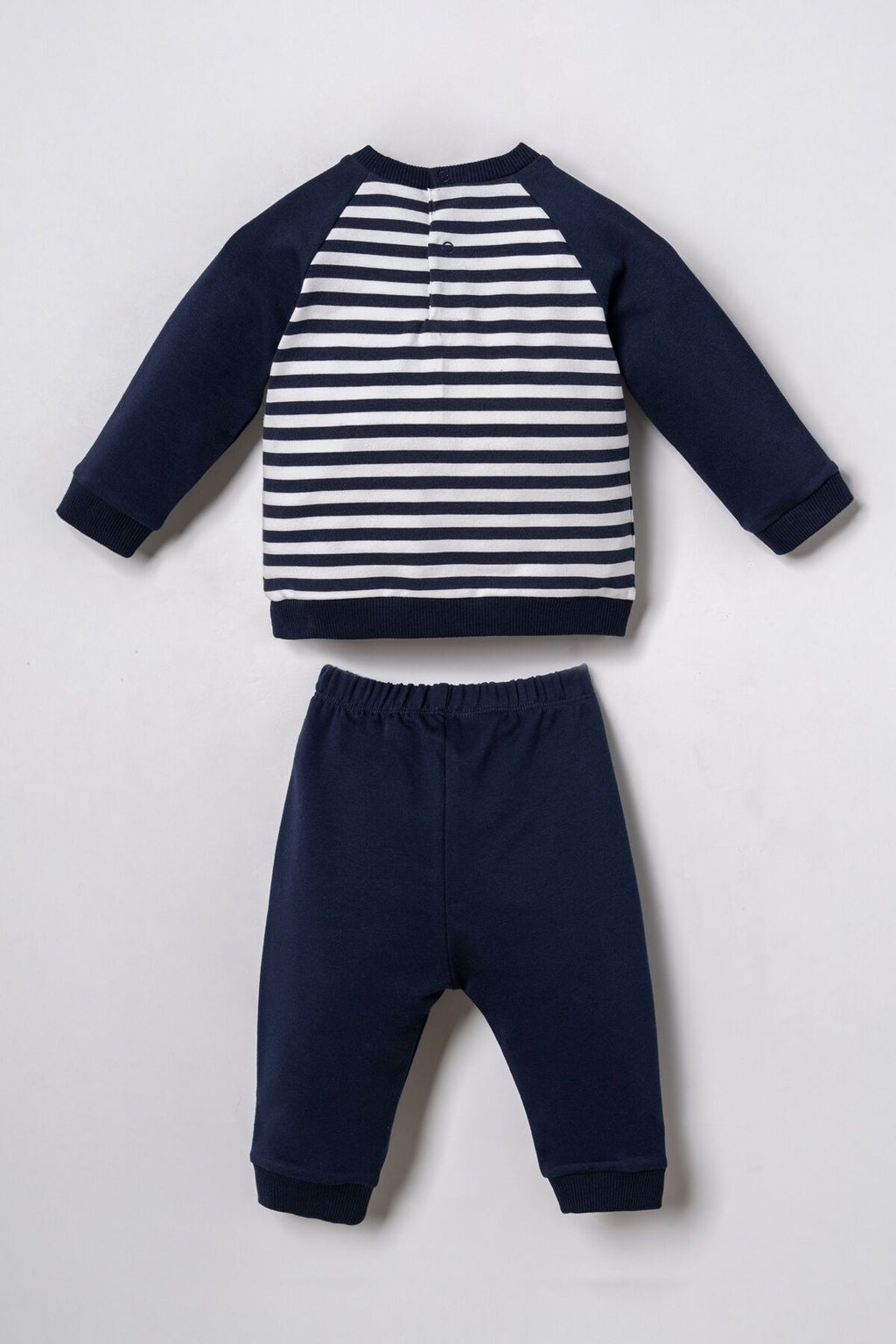 U.S. Polo Assn. Erkek Bebek Stripes Lacivert Uzun Kol Pijama Takım USB3164-C-V1