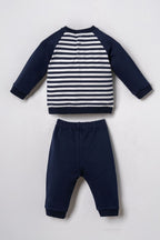 U.S. Polo Assn. Erkek Bebek Stripes Lacivert Uzun Kol Pijama Takım USB3164-C-V1