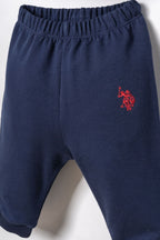 U.S. Polo Assn. Erkek Bebek Stripes Lacivert Uzun Kol Pijama Takım USB3164-C-V1