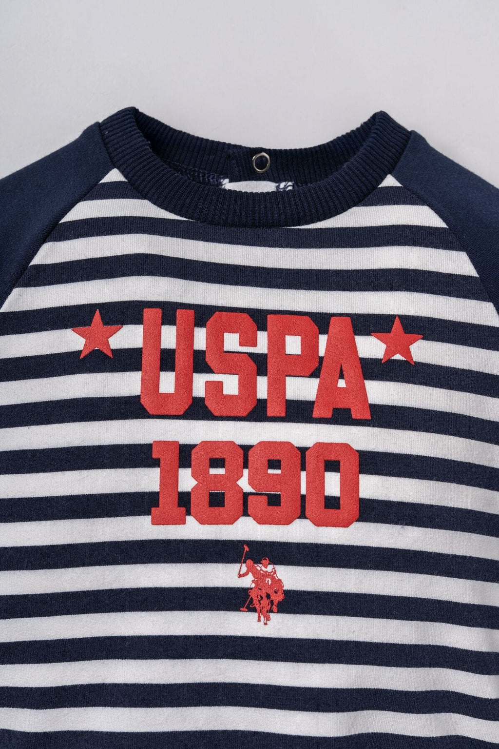 U.S. Polo Assn. Erkek Bebek Stripes Lacivert Uzun Kol Pijama Takım USB3164-C-V1