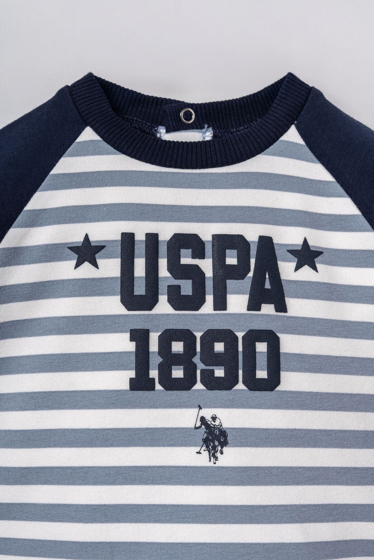 U.S. Polo Assn. Erkek Bebek Stripes Yeşil Uzun Kol Pijama Takım USB3164-C-V2 Ürün ikincil görseli
