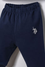 U.S. Polo Assn. Erkek Bebek Stripes Yeşil Uzun Kol Pijama Takım USB3164-C-V2