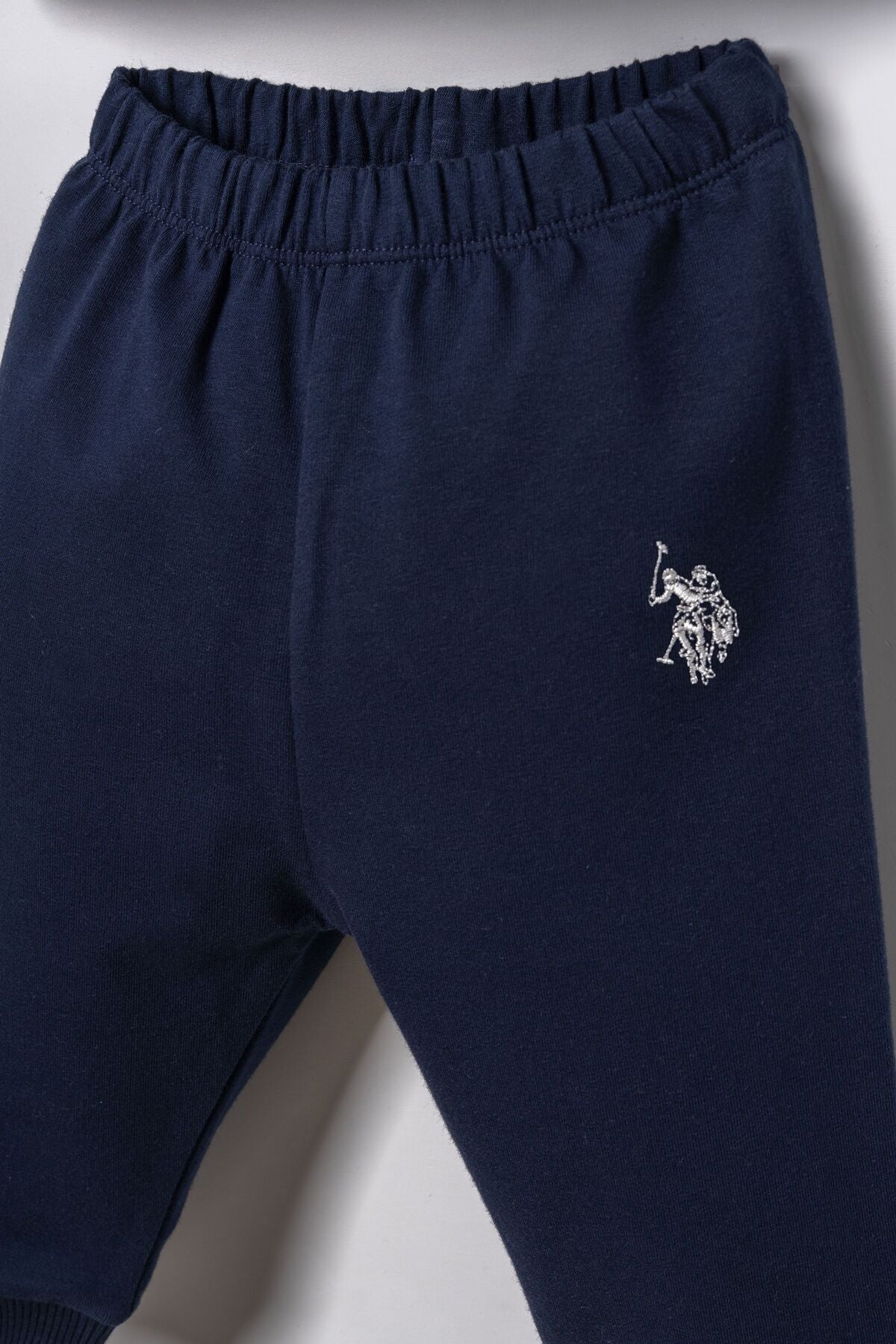 U.S. Polo Assn. Erkek Bebek Stripes Yeşil Uzun Kol Pijama Takım USB3164-C-V2