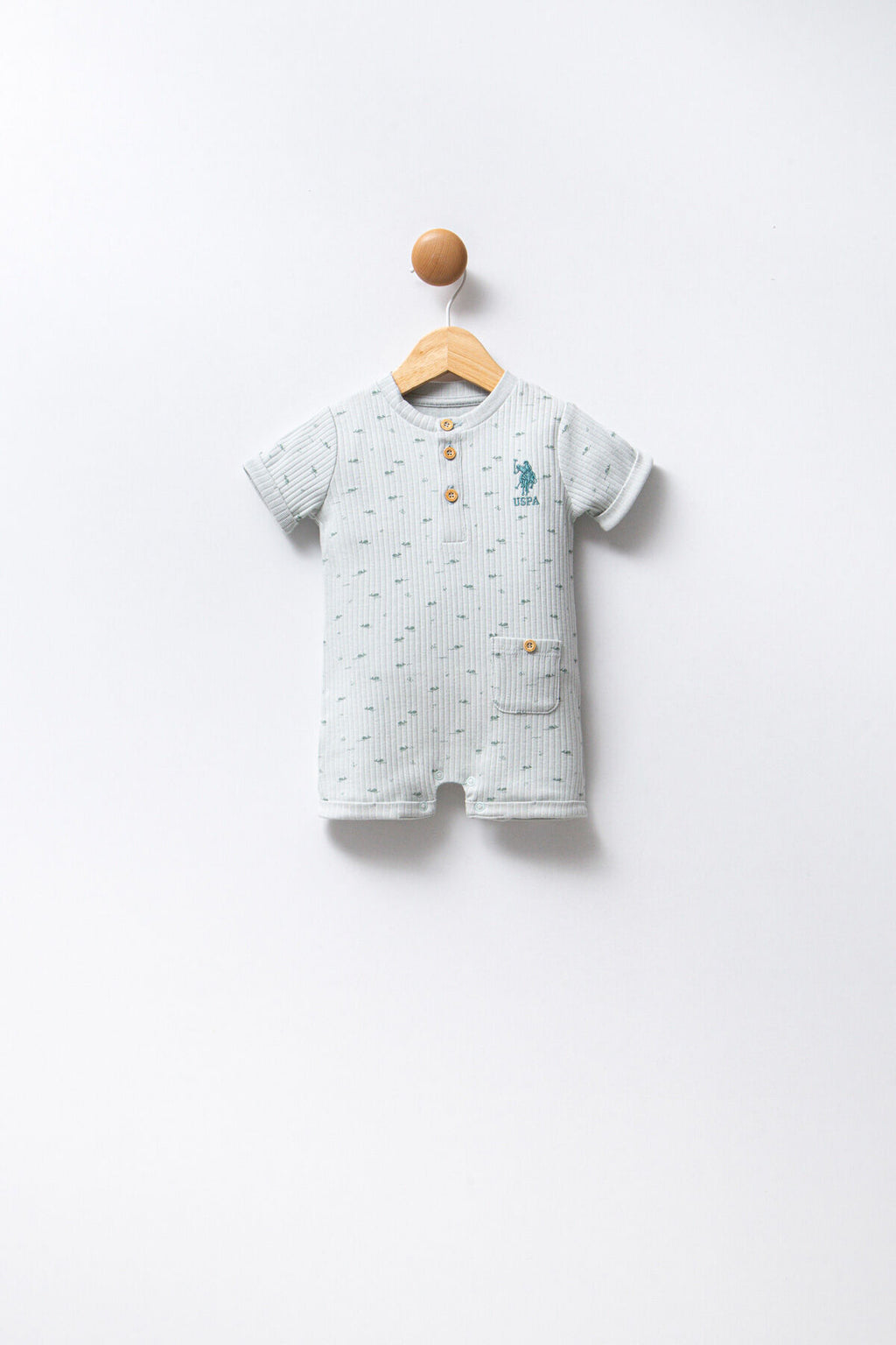 U.S. Polo Assn. Erkek Bebek Yeşil Tulum
