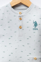 U.S. Polo Assn. Erkek Bebek Yeşil Tulum