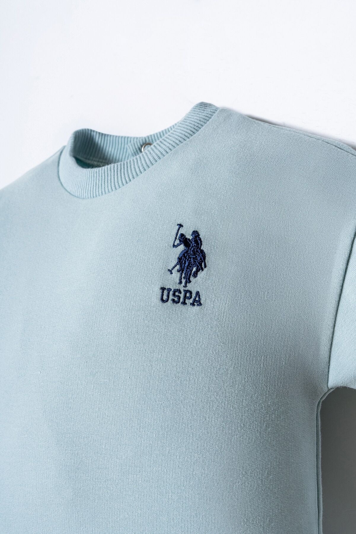U.S. Polo Assn. Erkek Bebek Bisiklet Yaka Nakışlı Yazlık Regular Fit Yeşil Bebek Takımı USB2916-C-V4 Ürün ikincil görseli