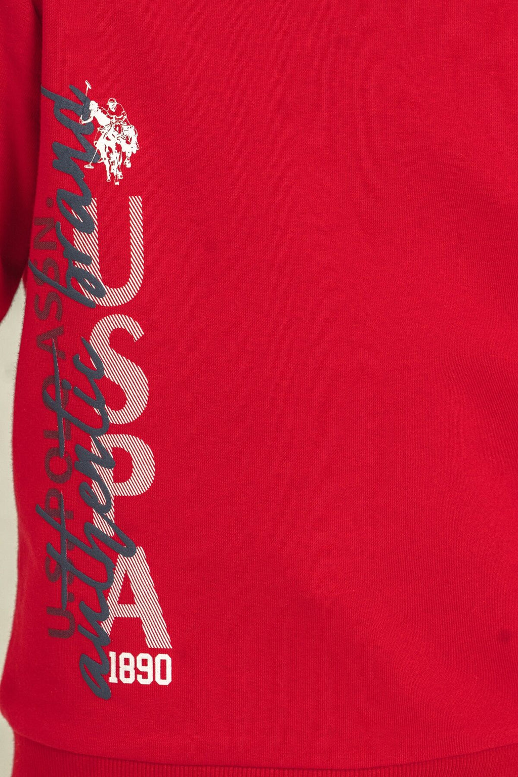 U.S. Polo Assn. Erkek Çocuk Baskılı Kırmızı Uzun Kol Eşofman Takımı US2601-C-V1
