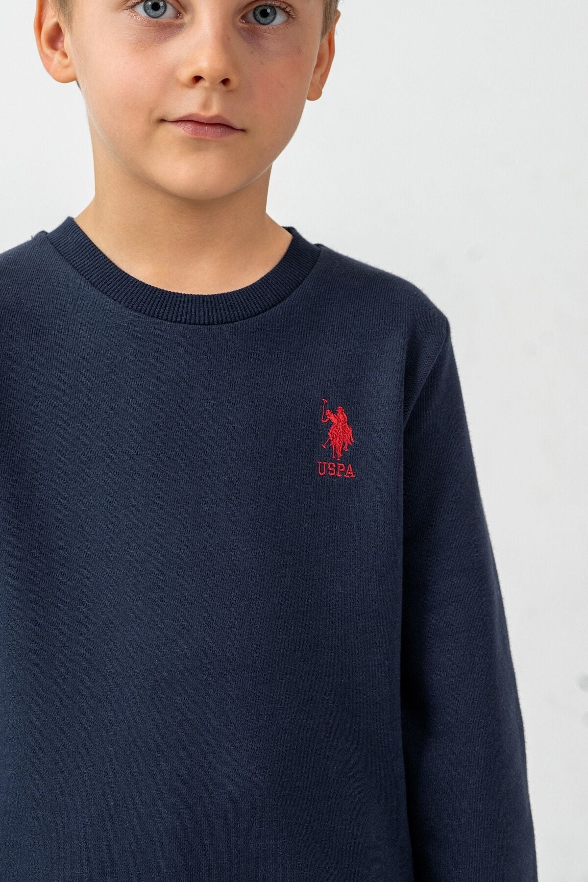U.S. Polo Assn. Erkek Çocuk Baskılı Lacivert Uzun Kol Eşofman Takımı US2606-C-V1 Ürün ikincil görseli